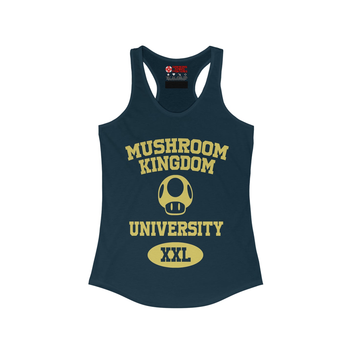 Women's Racerback Tank - Mushroom Kingdom University