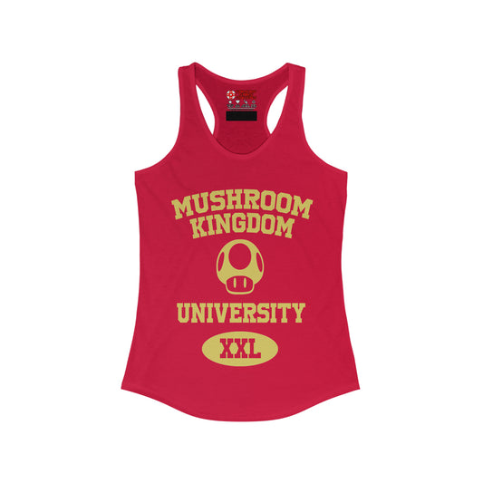 Women's Racerback Tank - Mushroom Kingdom University