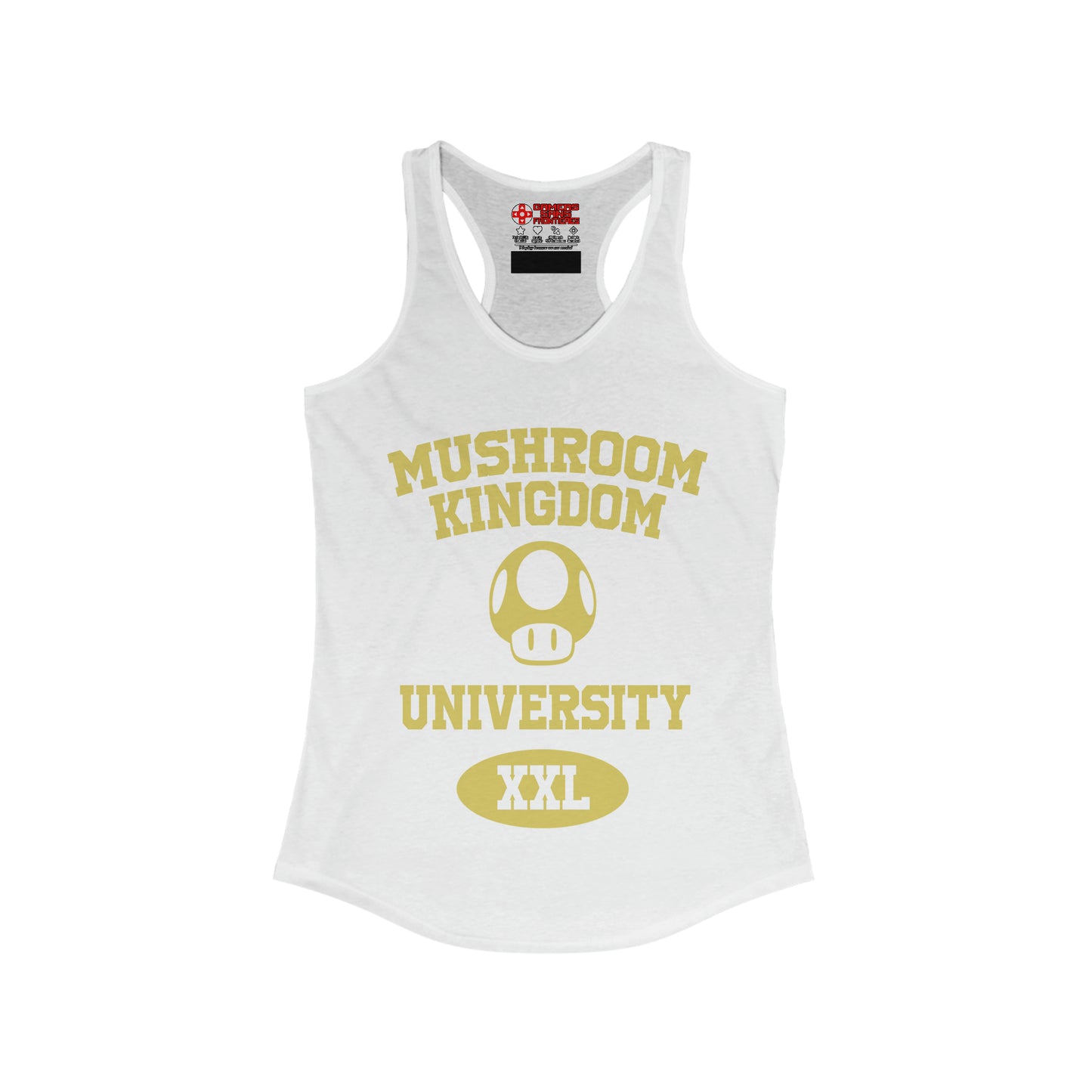 Women's Racerback Tank - Mushroom Kingdom University