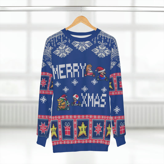 Christmas Sweatshirt - Mario Kartmas