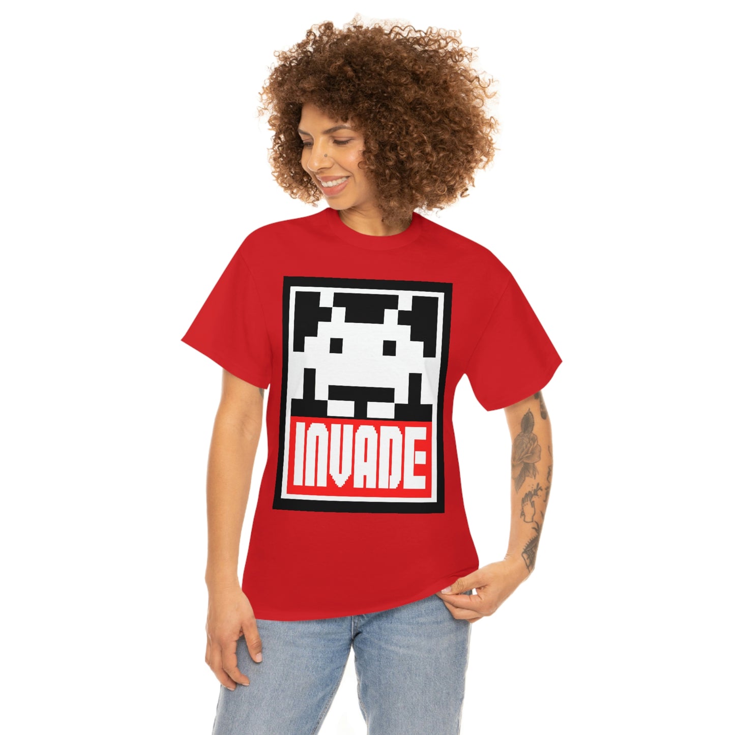 Space Invaders Men's Tee - Obey and Invade