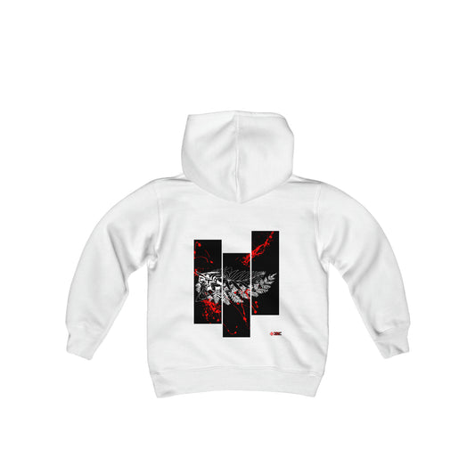 Moth Tattoo White Kids Hoodie
