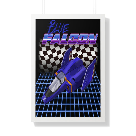Framed Poster - Blue Falcon