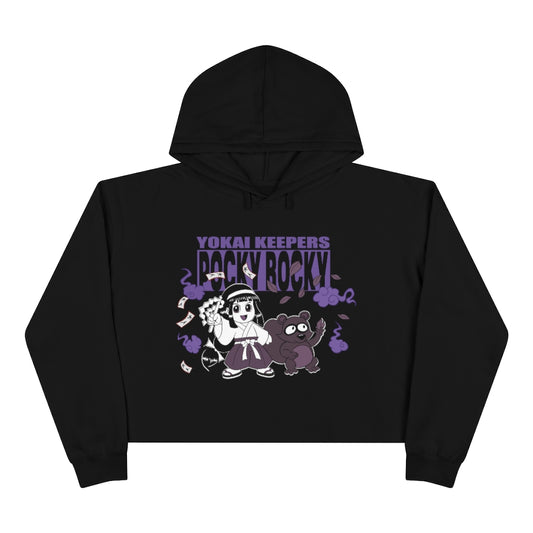 Women's Crop Hoodie - Yokai Keepers