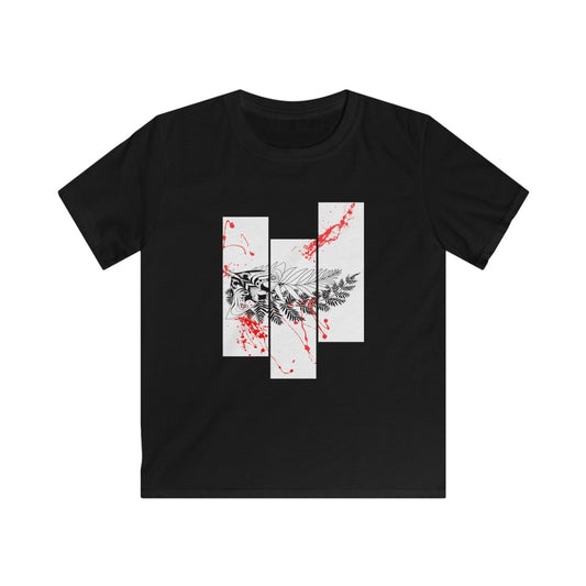 Kids' Tee - Moth Tattoo Black