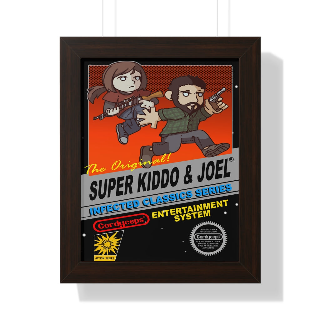 Framed Poster - Super Kiddo & Joel