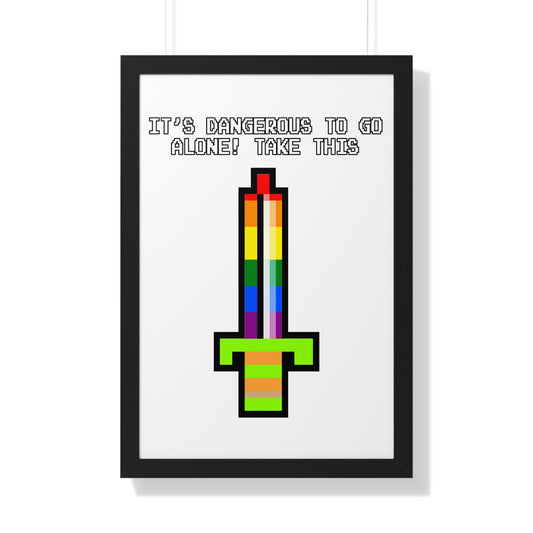The Legend of Zelda Framed Poster - Going Solo