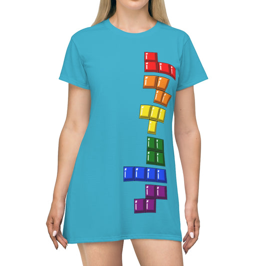 Women's Tee Dress - Blocks' Diversity