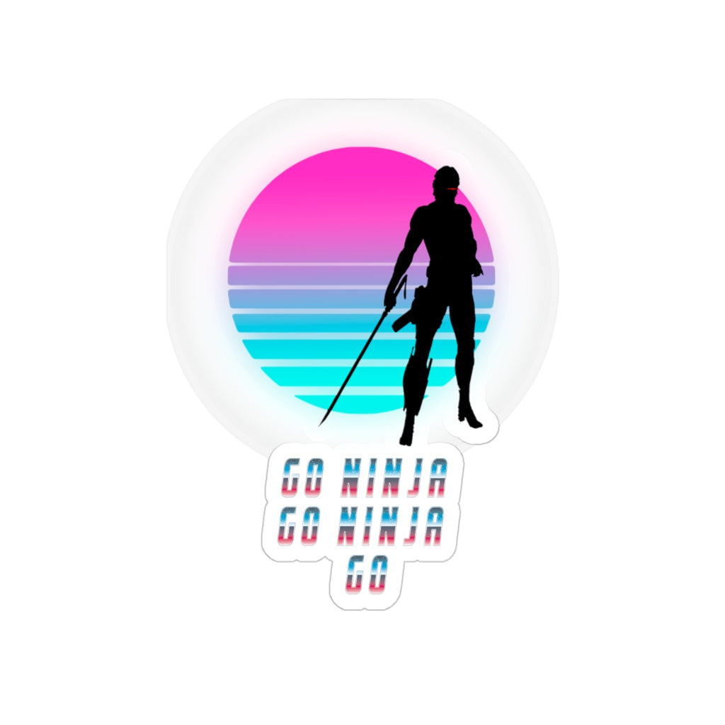 Transparent Outdoor Sticker - Go Ninja Tee