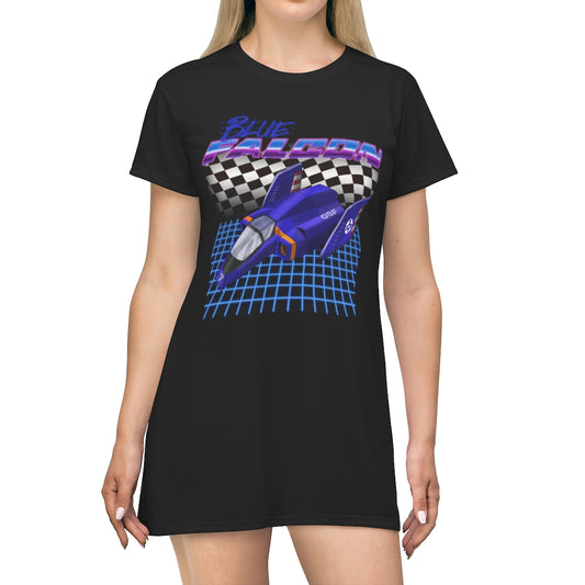 Women's Tee Dress - Blue Falcon