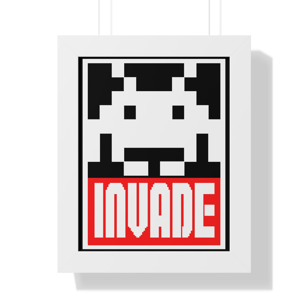 Framed Poster - Invade & Obey