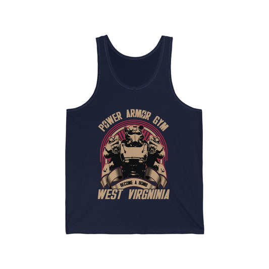 Navy Fallout Tank T Shirt Gaming Fashion