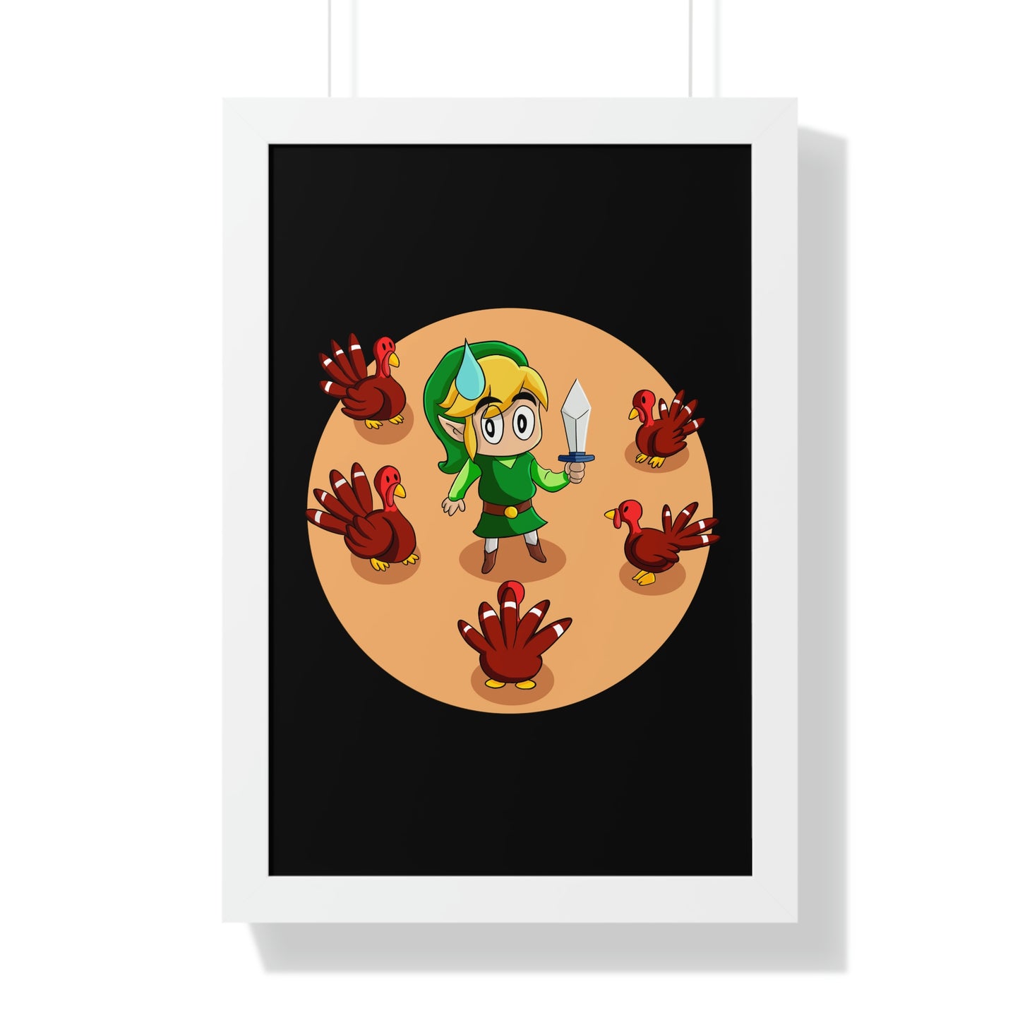 The Legend of Zelda Framed Poster - The Legend of Gobble