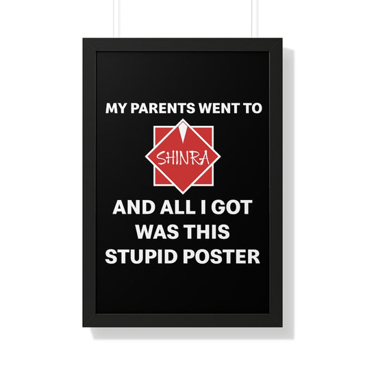 Framed Poster - S#!tty Shinra Souvenir