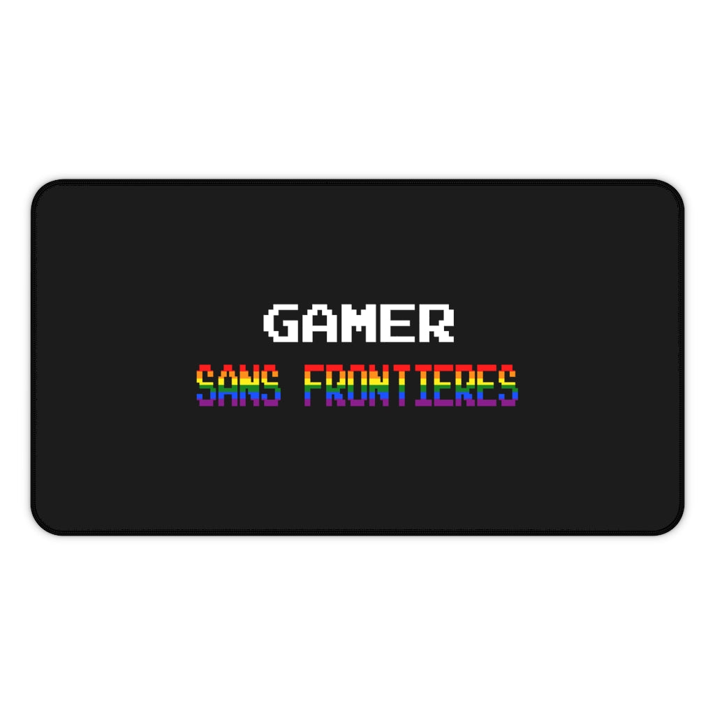 Gamers Sans Frontieres Desk Mat - LGTB+GSF