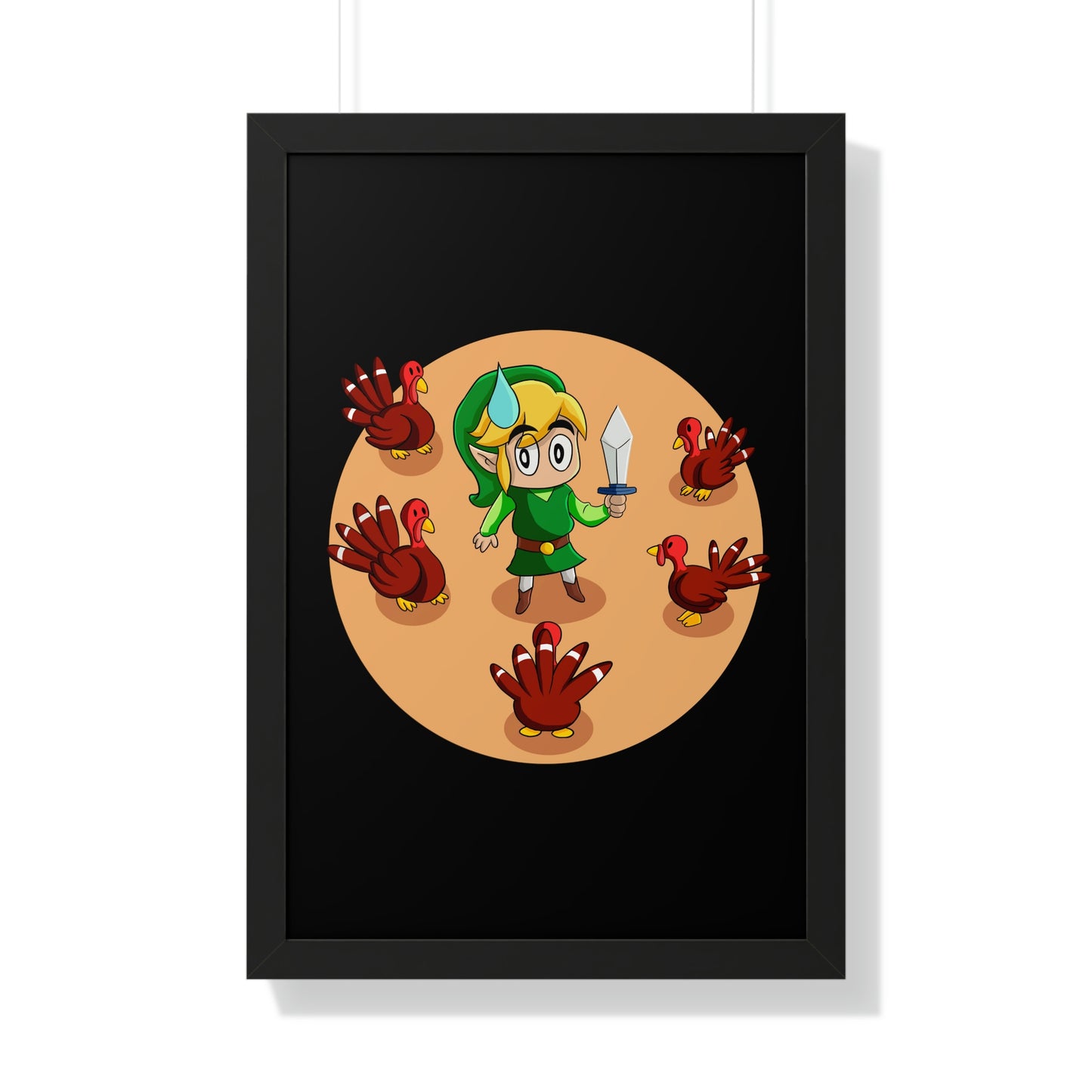 The Legend of Zelda Framed Poster - The Legend of Gobble