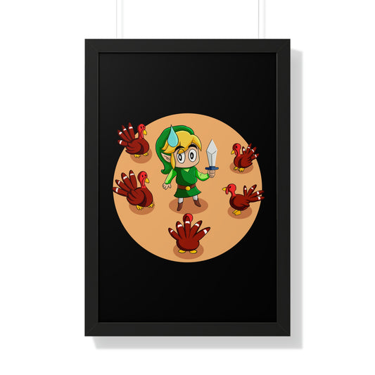 The Legend of Zelda Framed Poster - The Legend of Gobble