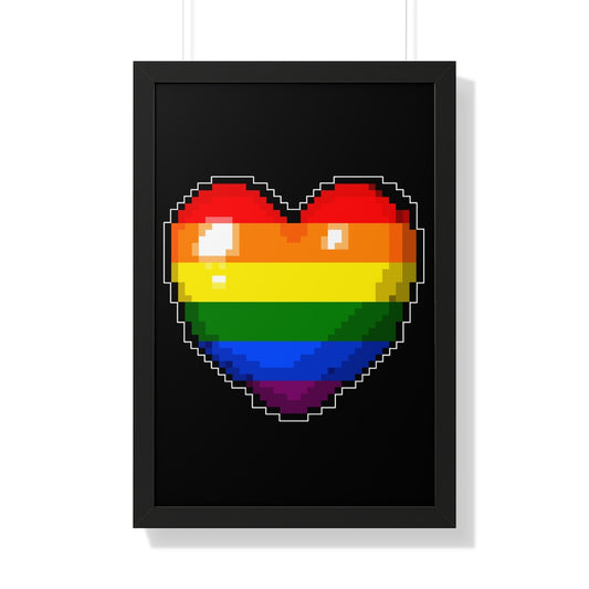 Extra Colorful Life Framed  Poster