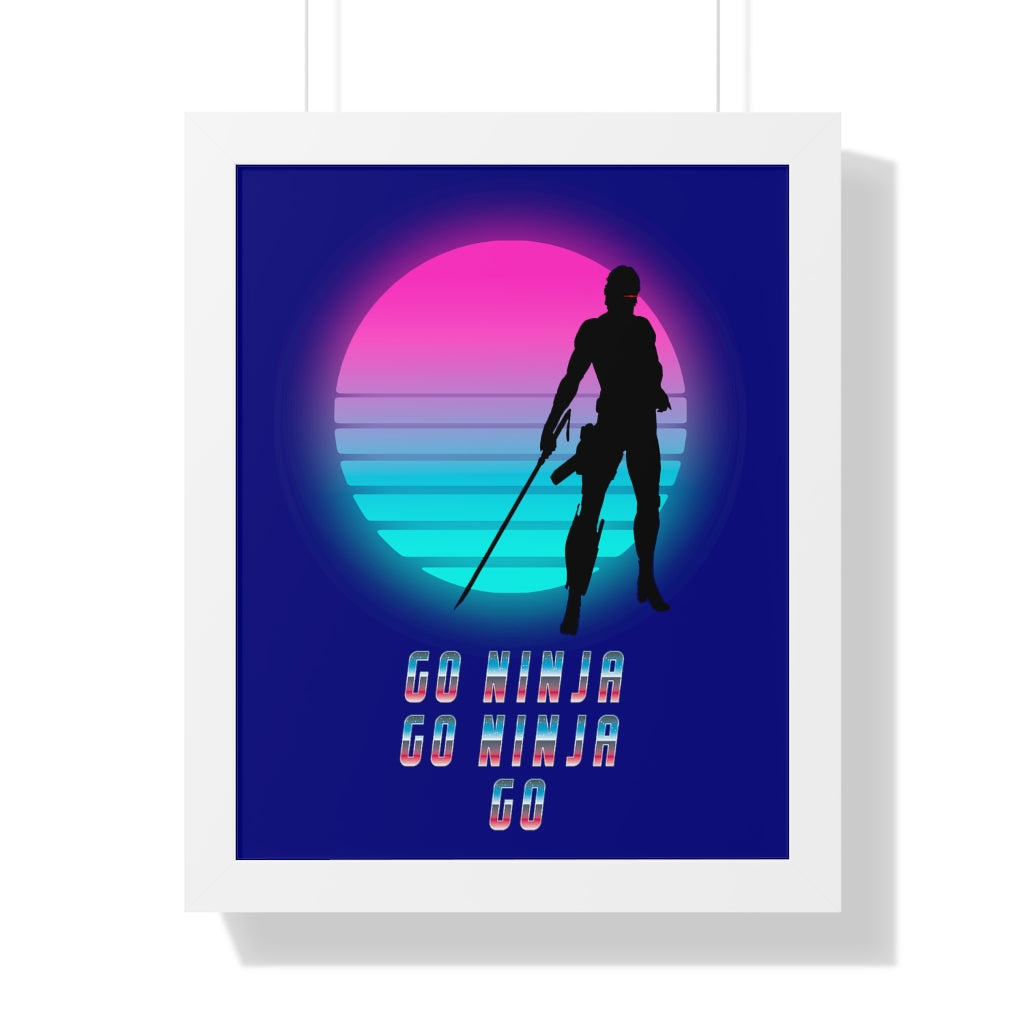 Framed Poster - Go Ninja