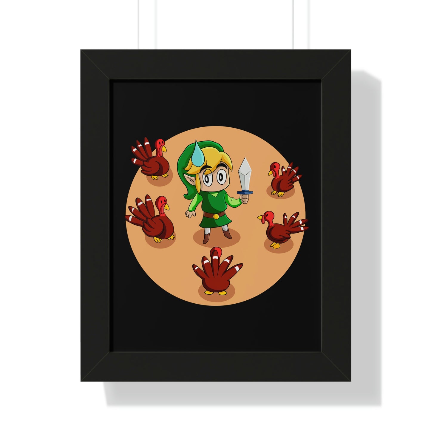 The Legend of Zelda Framed Poster - The Legend of Gobble