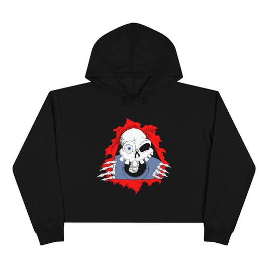 Women's Crop Hoodie - PowellEvil