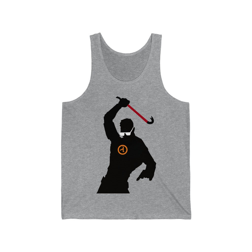 Grey Half-Life Tank T Shirt Gaming Fashion