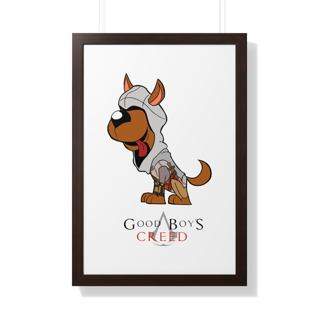 Framed Poster -  Good Boy’s Creed