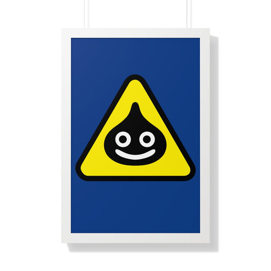 Framed Poster - Caution Slimery