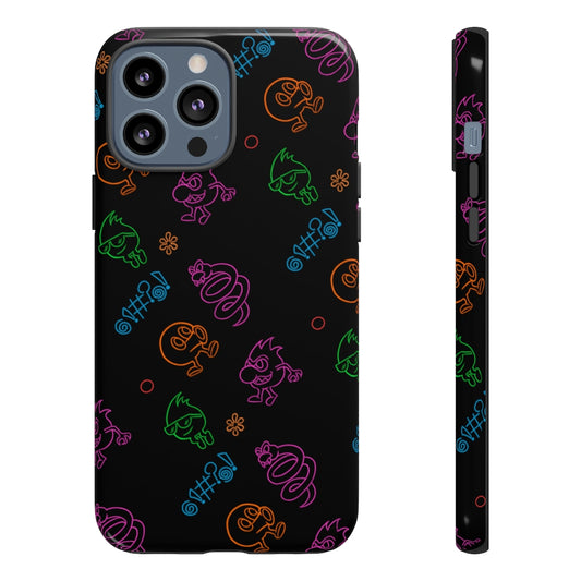 Tough Case - Neon Q-Bert Pattern