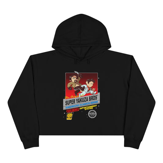 Black Yakuza Cropped Hoodie Gaming Fashion