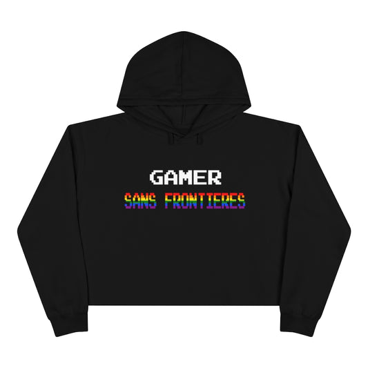 Gamers Sans Frontieres Women's Crop Hoodie - LGTB+GSF
