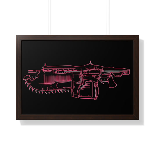 Framed Poster - Neon Lancer