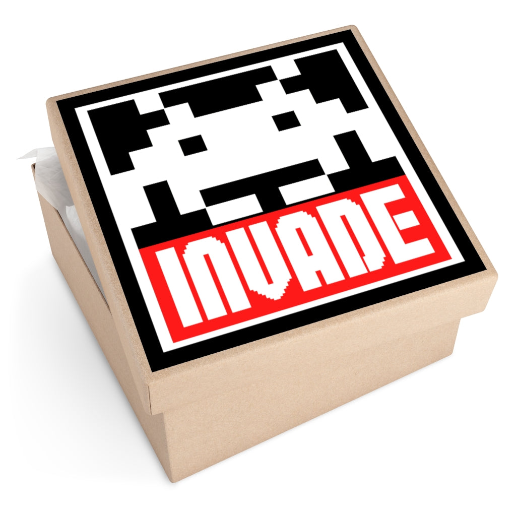 Space Invaders Vinyl Sticker Gaming Merch