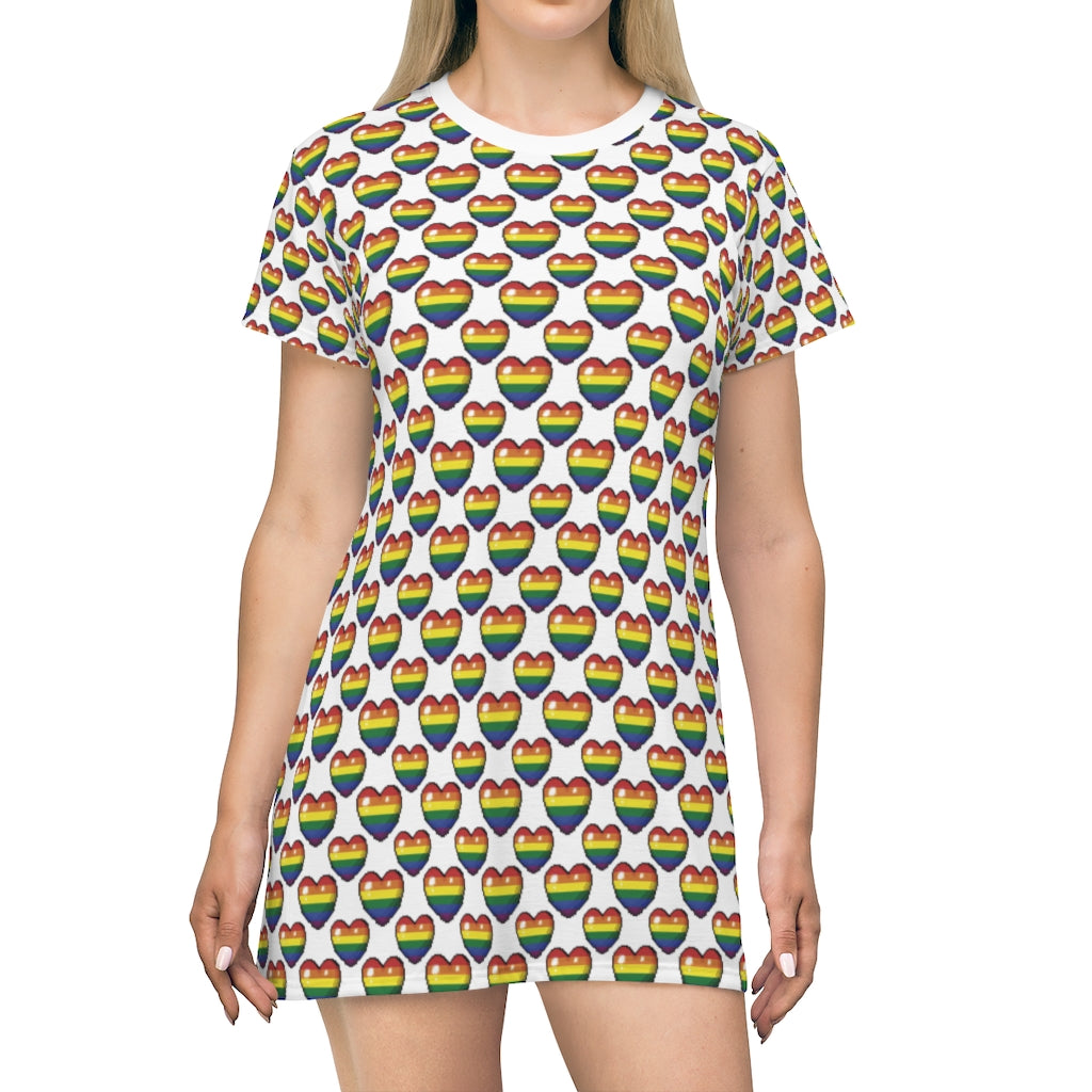 Extra Colorful Life Women's Tee Dress