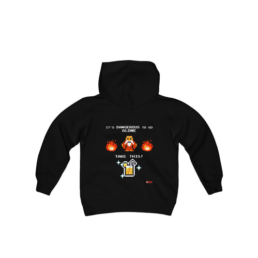 ALS x GSF Kids' Hoodie - It's Dangerous to go Alone