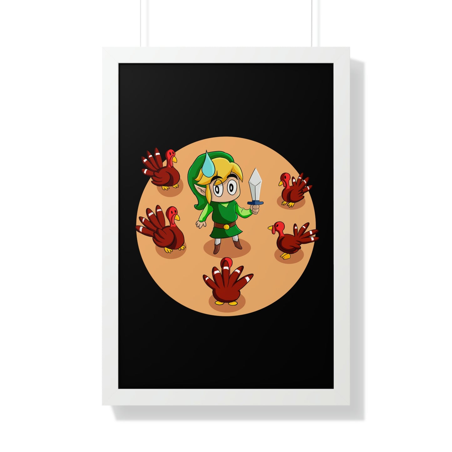 The Legend of Zelda Framed Poster - The Legend of Gobble