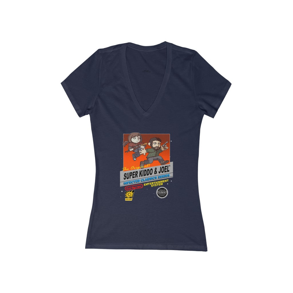 Navy TLU | The Last of Us V T Shirt Gaming Fashion