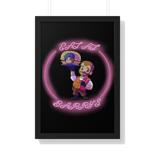 Framed Poster - Eat at Barry's