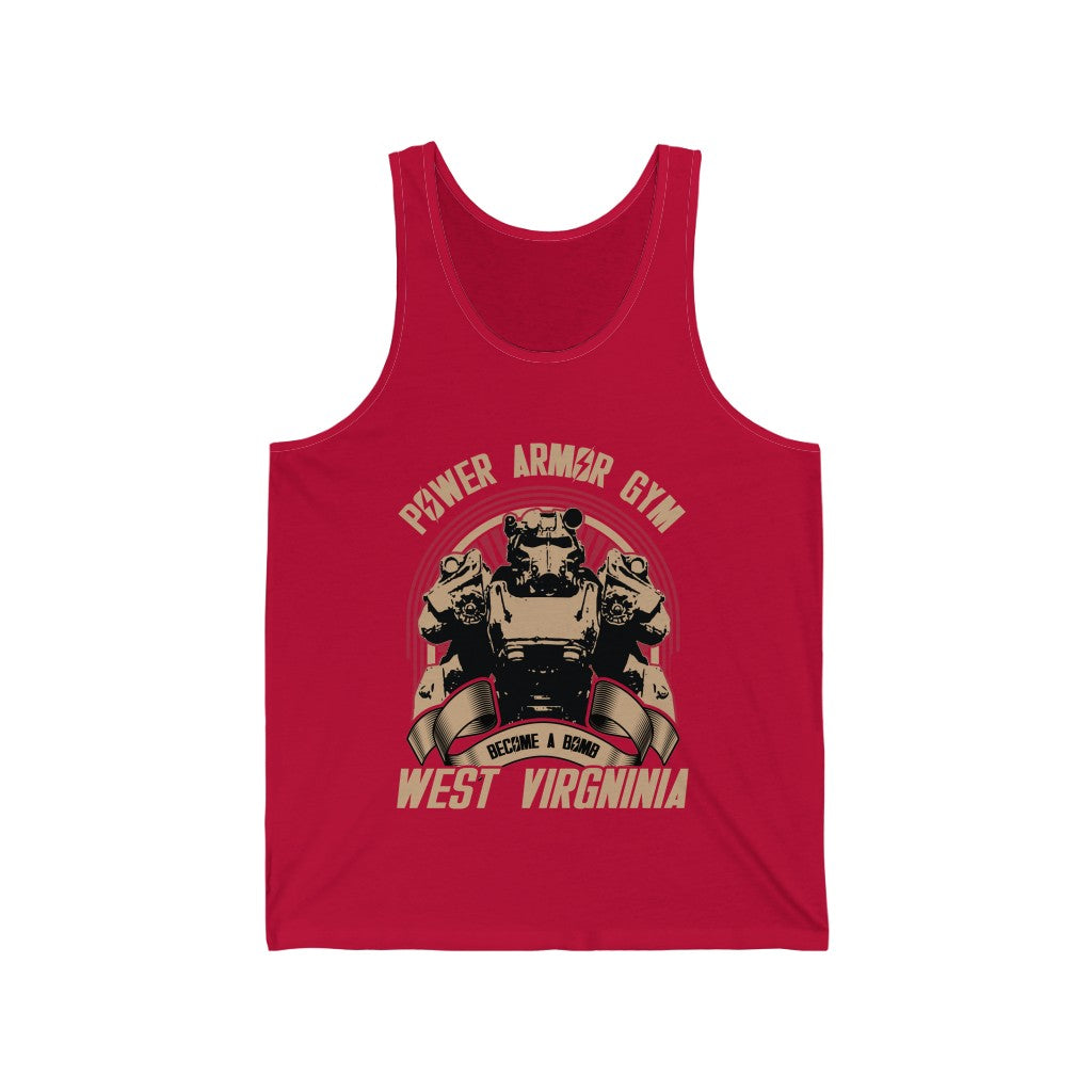 Red Fallout Tank T Shirt Gaming Fashion