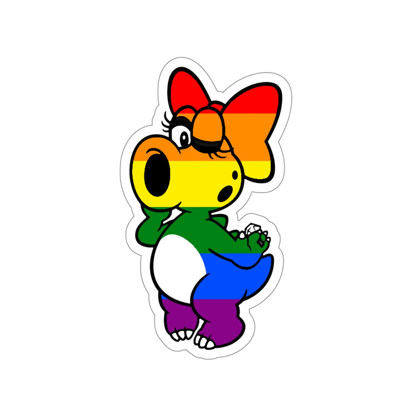 Super Mario Bros Die-Cut Sticker - LGTBirdo