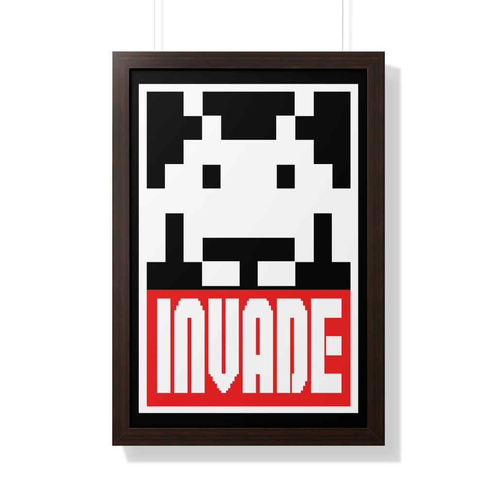 Framed Poster - Invade & Obey