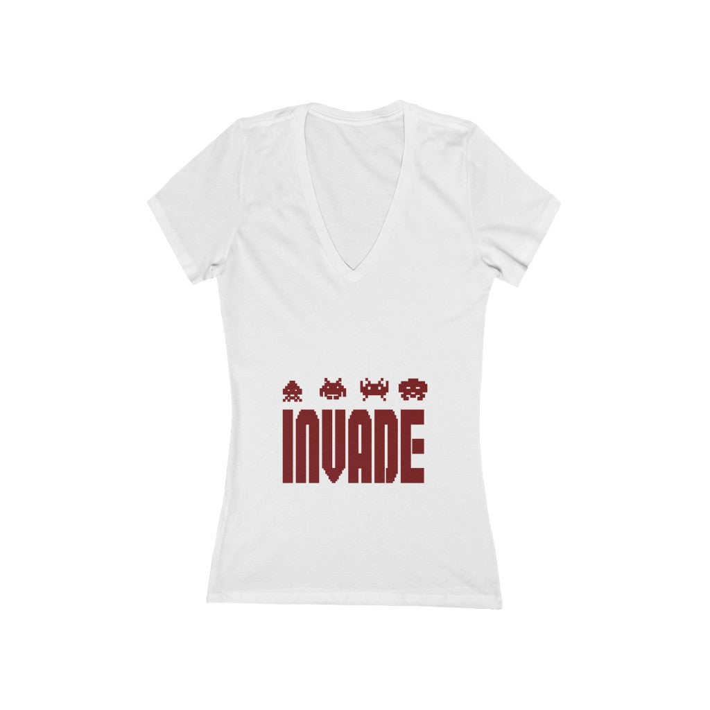 White Space Invaders V T Shirt Gaming Fashion