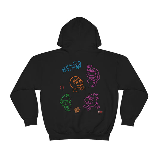 Unisex Hoodie - Neon Q-Bert