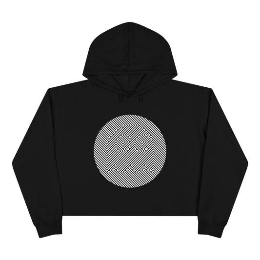 Women's Crop Hoodie - Ghost Stealth