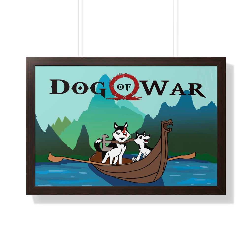 Framed Poster - Dog of War