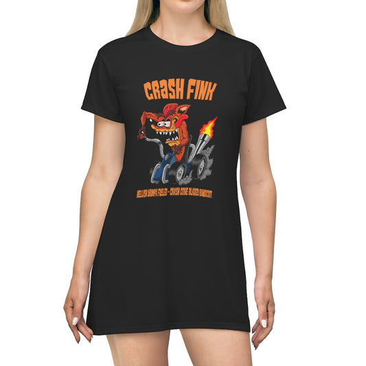 Women's Tee Dress - Crash Fink