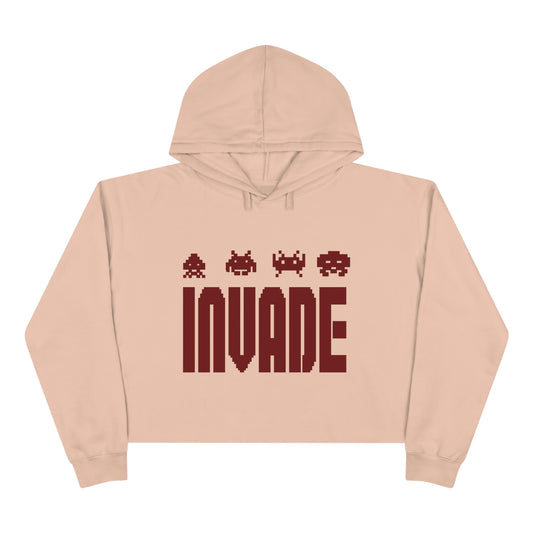 Women's Crop Hoodie - Invasion