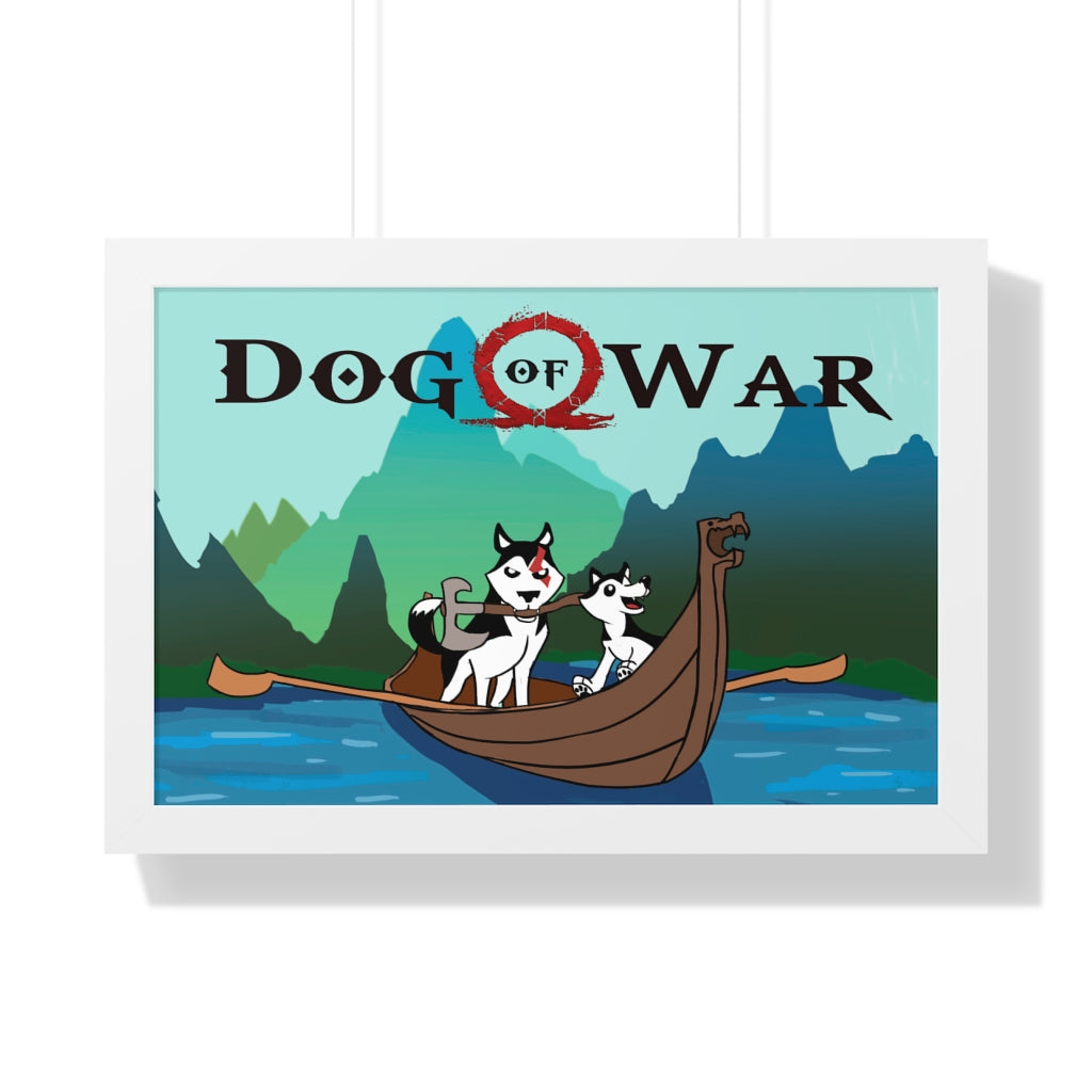 Framed Poster - Dog of War