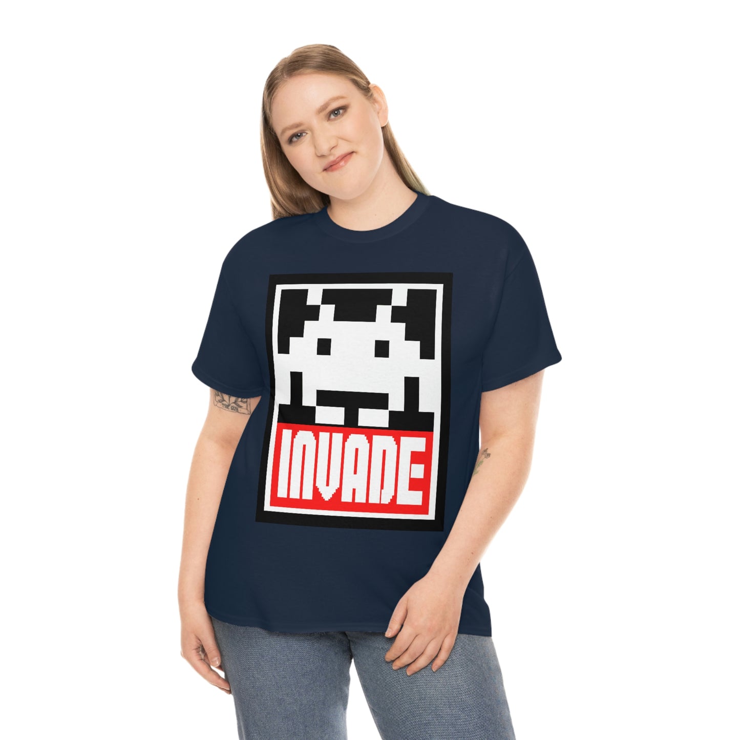 Space Invaders Men's Tee - Obey and Invade