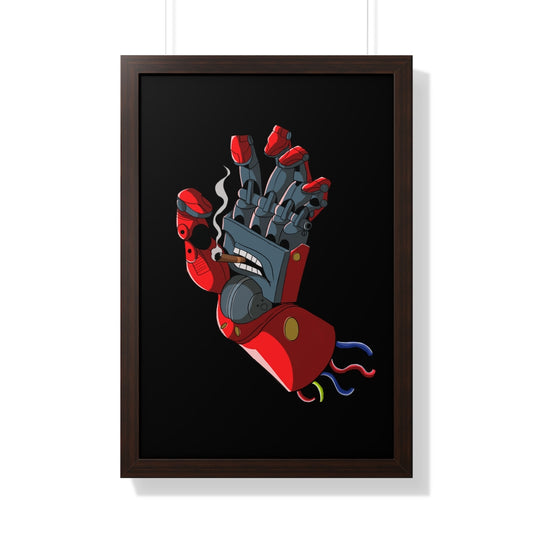 Framed Poster - Boss’ Smoking Hand